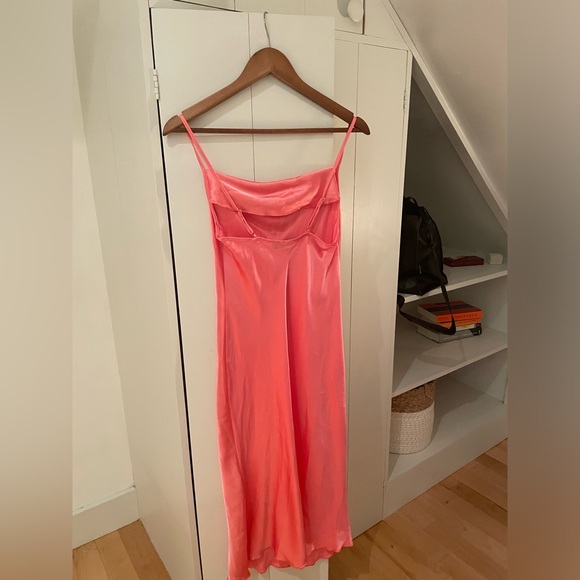 NWOT XS Bebe Pink Slip Dress. - Picture 3 of 5